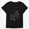 Clothing * | Online Sale Harry Potter Simple Unicorn Womens T-Shirt Plus Size