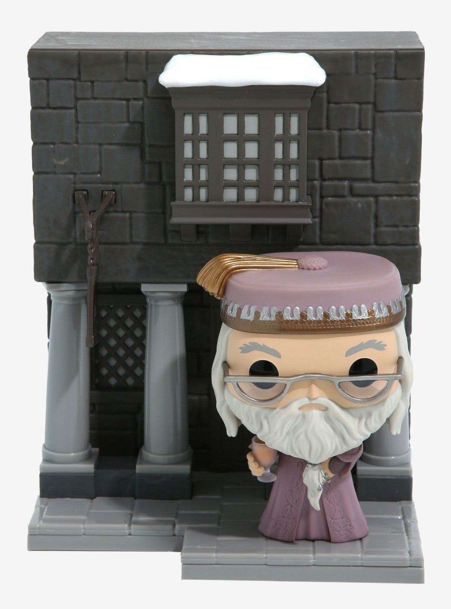 Harry Potter * | Closeout Sale Funko Pop! Deluxe Harry Potter Albus Dumbledore(With Hog'S Mead Inn) Vinyl Figure