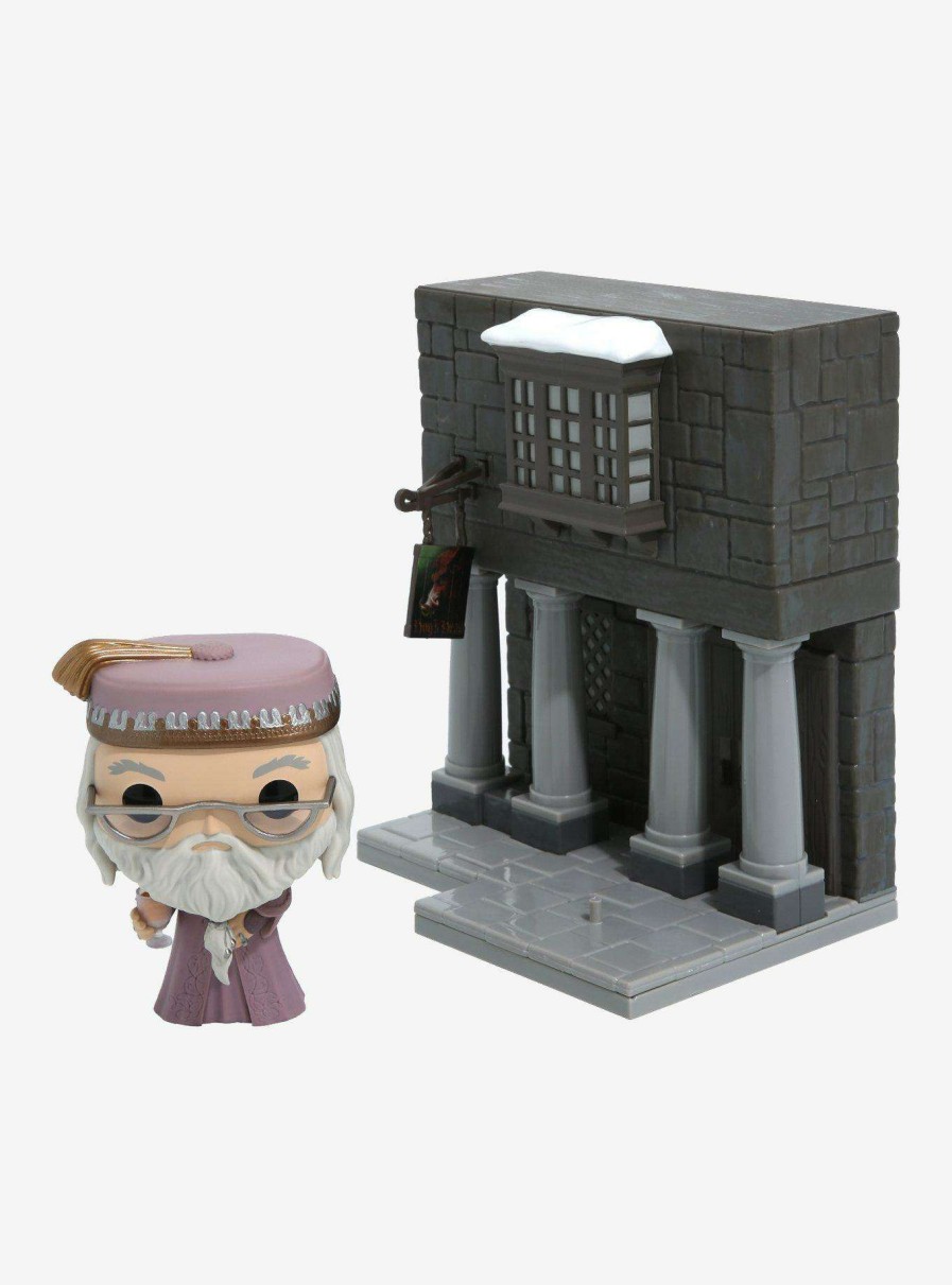 Harry Potter * | Closeout Sale Funko Pop! Deluxe Harry Potter Albus Dumbledore(With Hog'S Mead Inn) Vinyl Figure