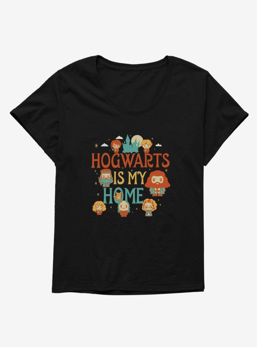 Clothing * | Latest Harry Potter Hogwarts Is My Home Womens T-Shirt Plus Size