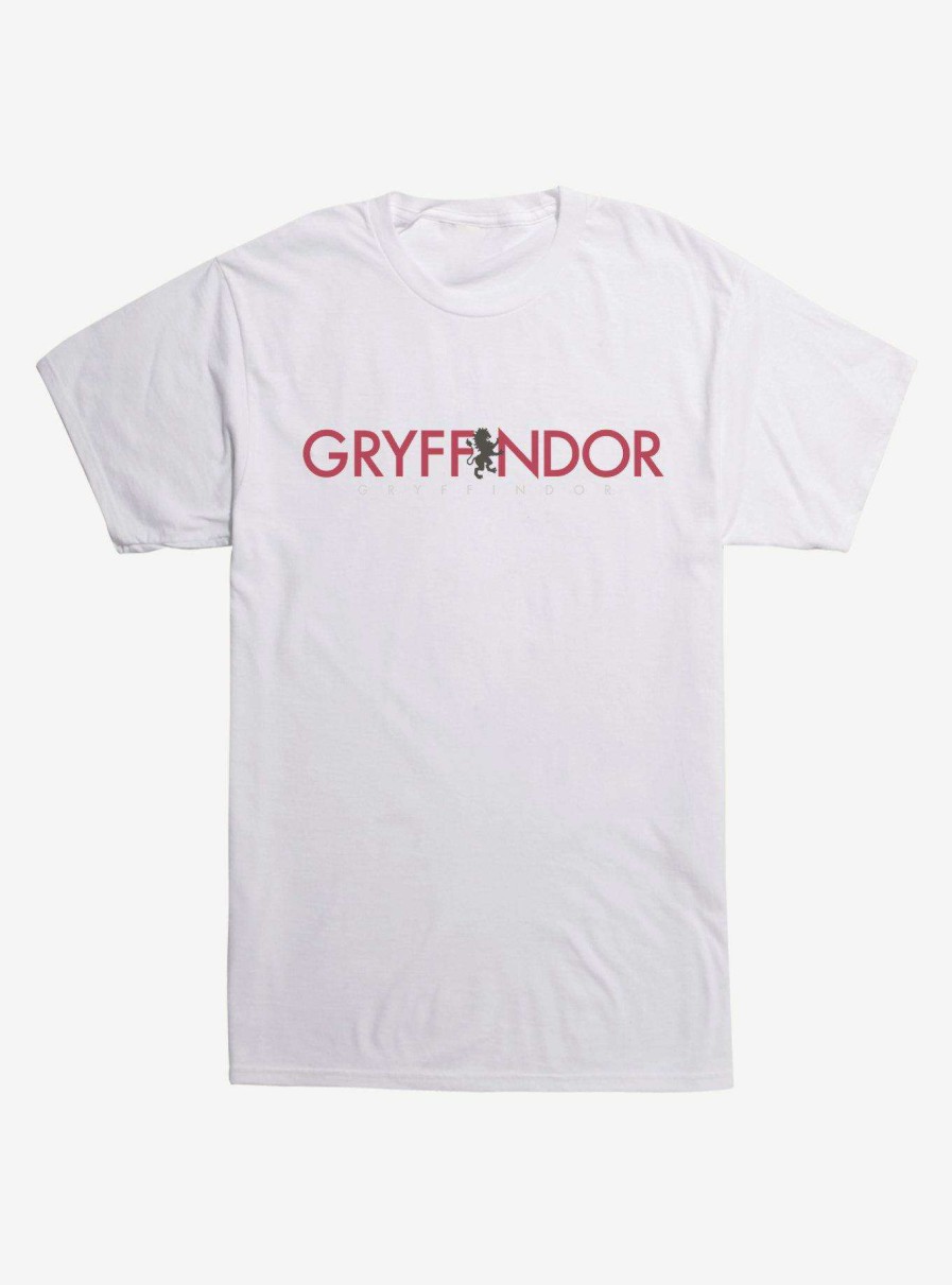 Clothing * | Harry Potter Gryffindor Bold Script T-Shirt Exclusive Design