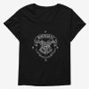 Clothing * | Shoping Harry Potter Hogwarts Sketch Womens T-Shirt Plus Size