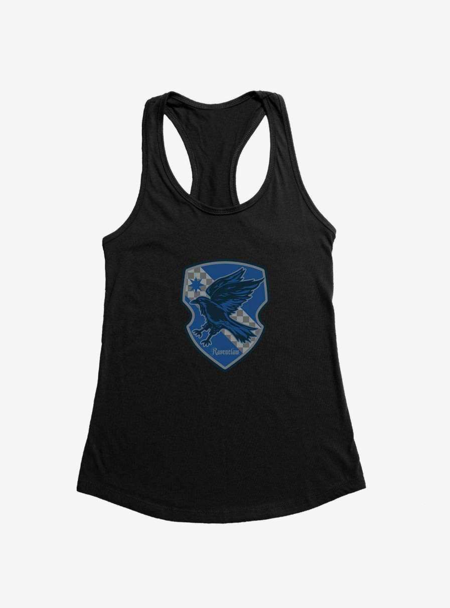 Clothing * | Harry Potter Ravenclaw Checkered Shield Womens Tank Special Style