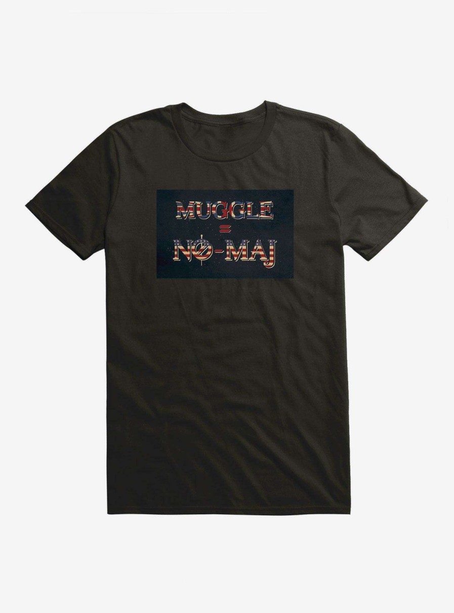 Clothing * | Fantastic Beasts Muggle = No-Maj T-Shirt Opening Sales