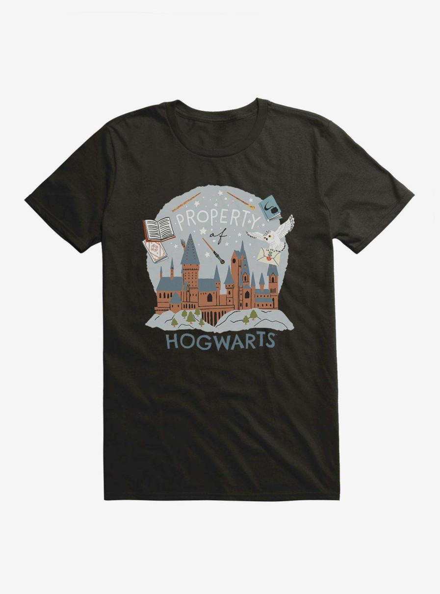 Clothing * | Best-Selling Harry Potter Hedwig Property Of Hogwarts T-Shirt