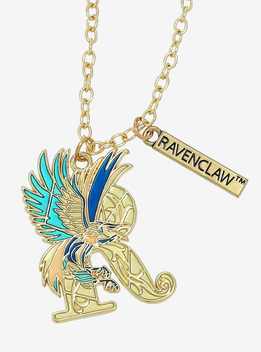 Accessories * | Harry Potter Ravenclaw Eagle Stained Glass Necklace Boxlunch Exclusive Best Sellers