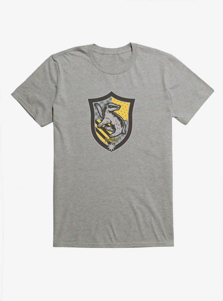 Clothing * | Harry Potter Hufflepuff Multiprint Shield T-Shirt Opening Sales