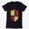 Clothing * | Large Choice Harry Potter Gryffindor Coat Of Arms Womens T-Shirt