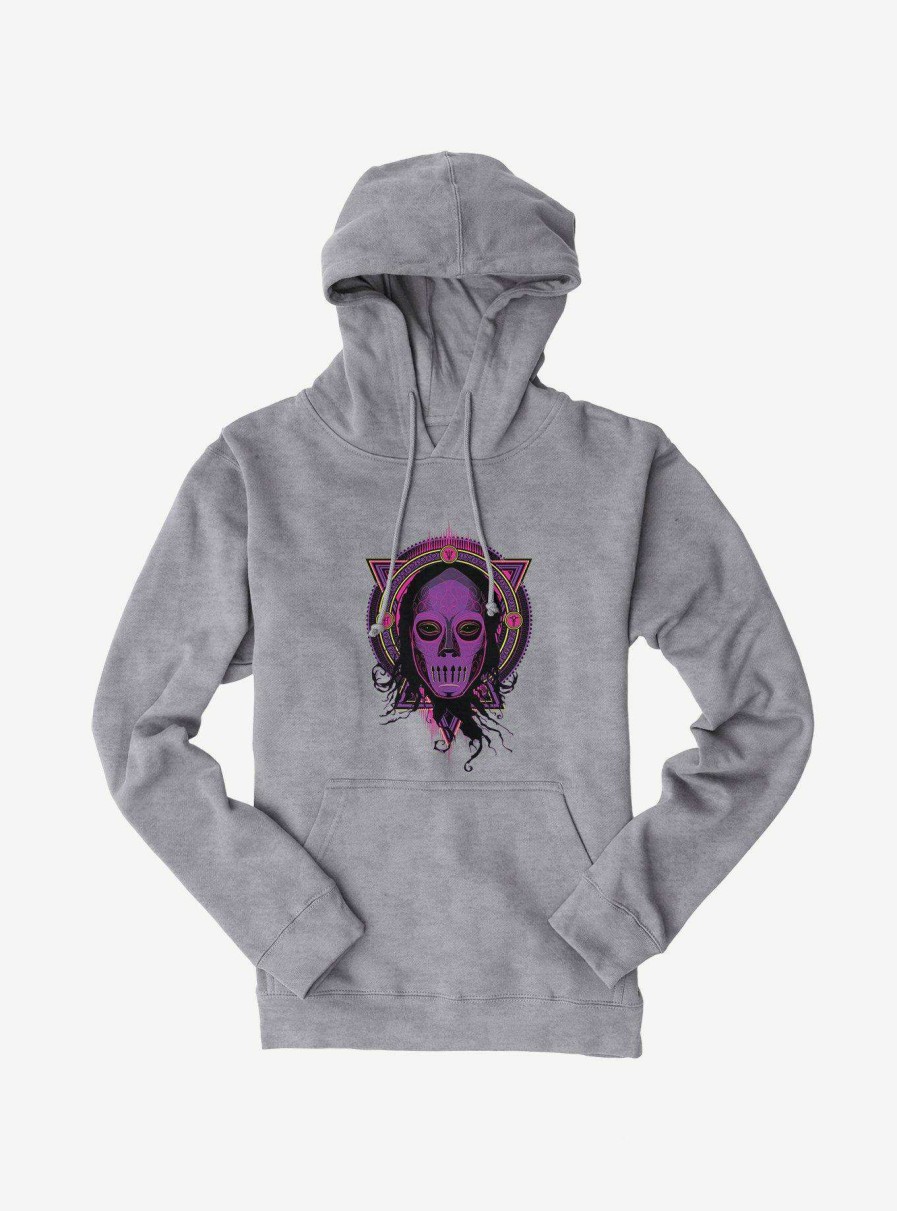 Clothing * | Harry Potter Purple Mask Hoodie Low Price