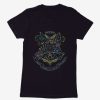 Clothing * | Harry Potter Hogwarts Sketched Shield Womens T-Shirt Free Delivery