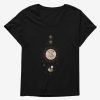 Clothing * | Closeout Sale Harry Potter Golden Hogwarts Constellation Womens T-Shirt Plus Size