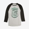 Clothing * | Harry Potter Retro Slytherin Raglan Discount Sale