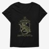 Clothing * | Good Quality Harry Potter Sketched Hufflepuff Crest Womens T-Shirt Plus Size