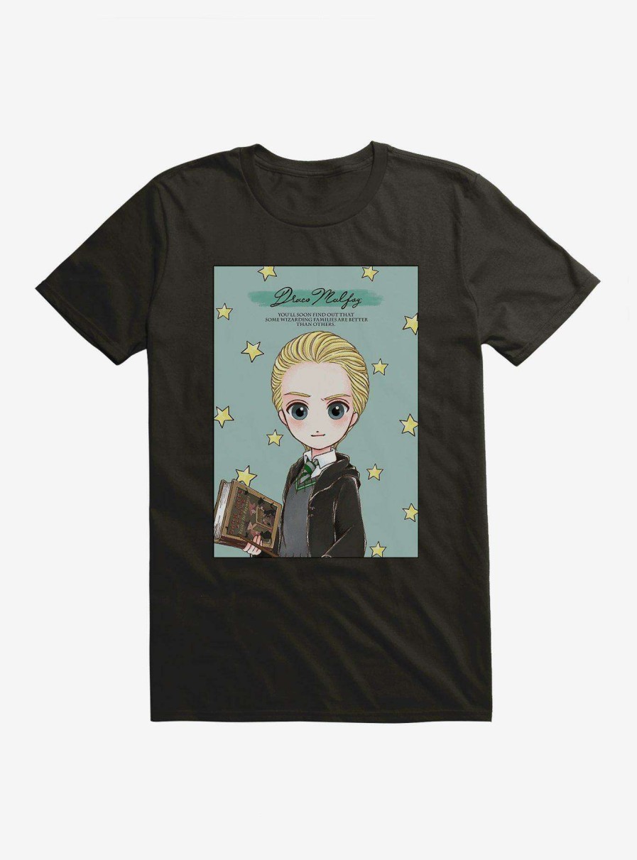 Clothing * | New Harry Potter Stylized Draco Malfoy Quote T-Shirt