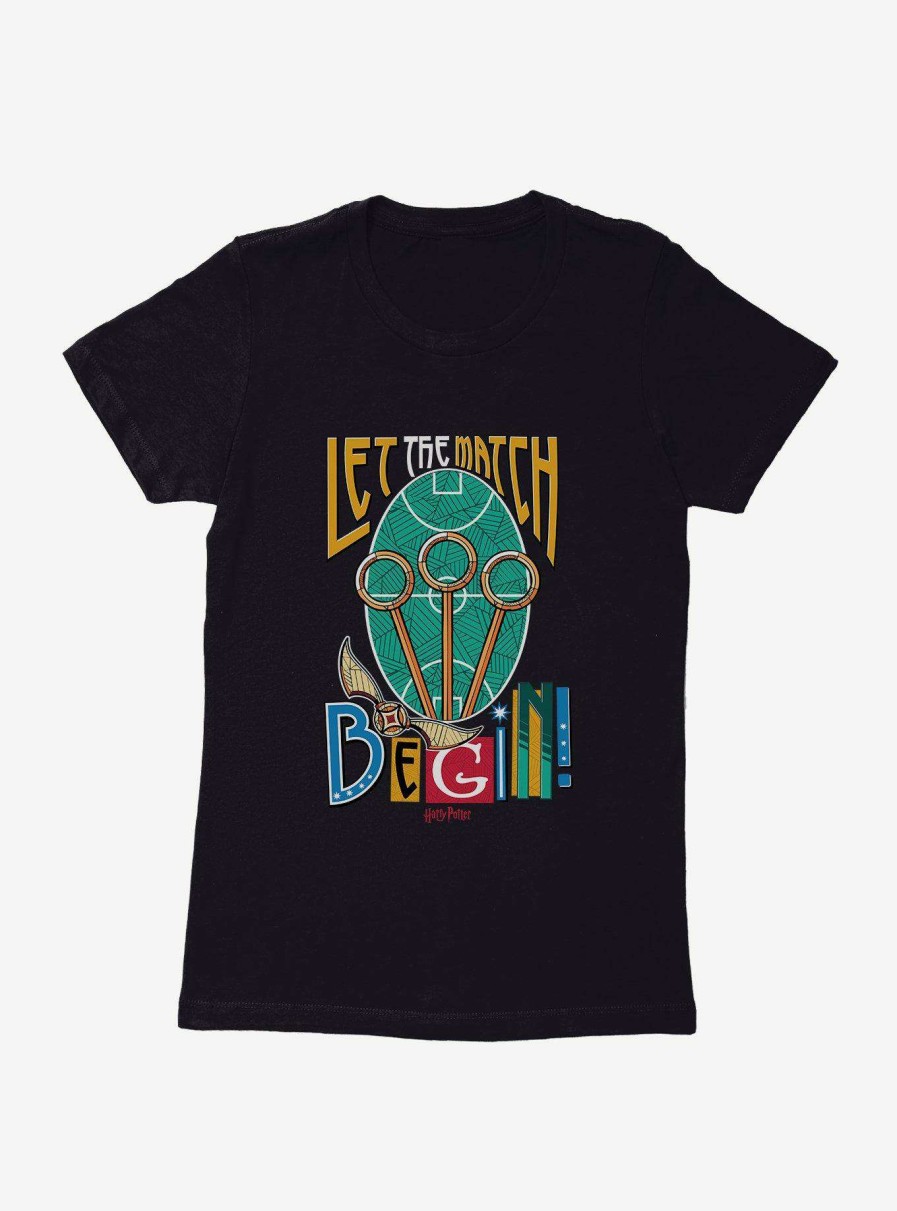 Clothing * | New Harry Potter Let The Match Begin Womens T-Shirt