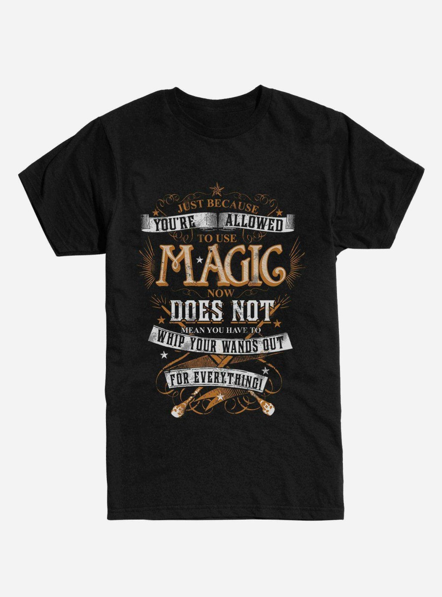 Clothing * | Harry Potter Just Because You'Re Allowed T-Shirt Special Style