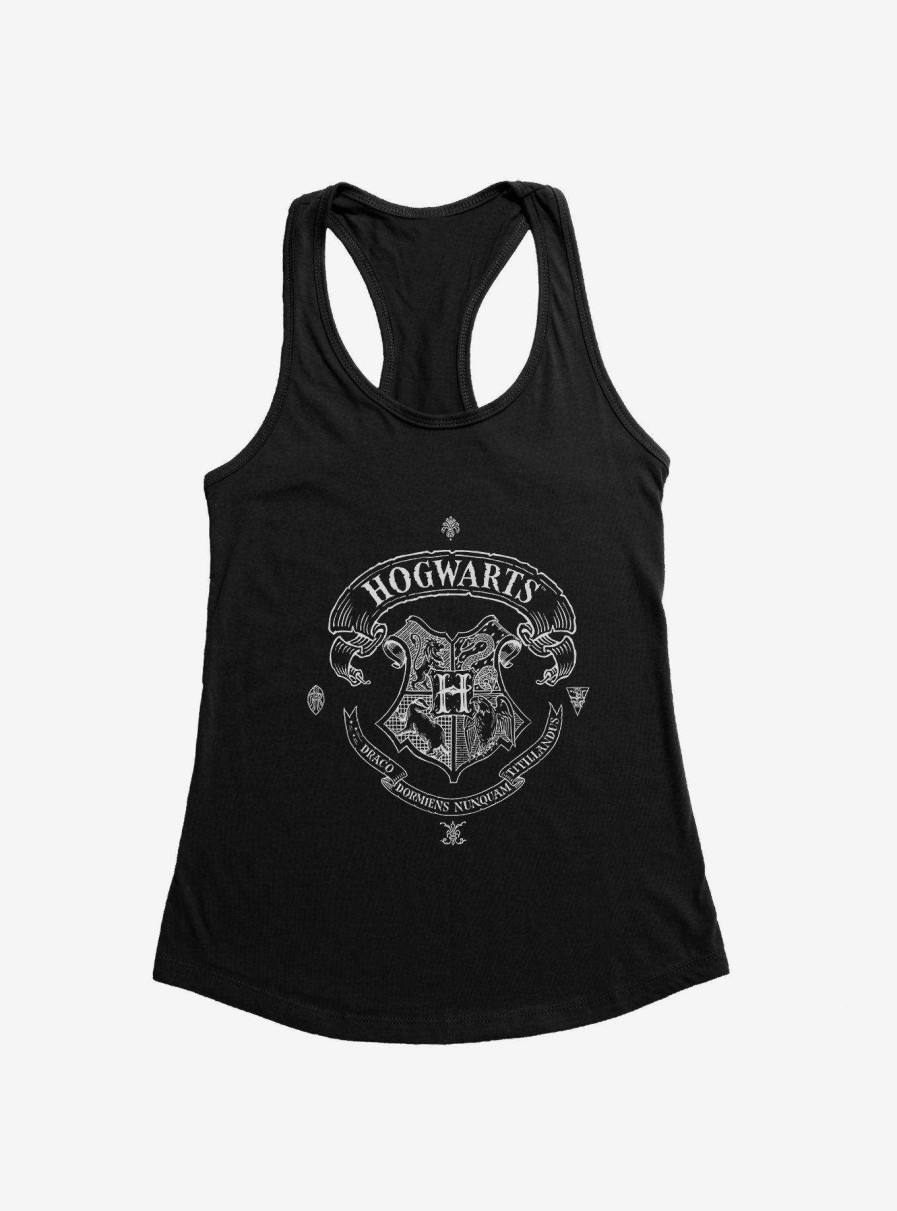 Clothing * | Harry Potter Hogwarts Shield Outline Womens Tank Opening Sales