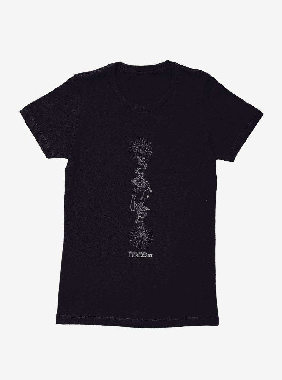 Clothing * | Online Fantastic Beasts: The Secrets Of Dumbledore Qilin Sketch Womens T-Shirt