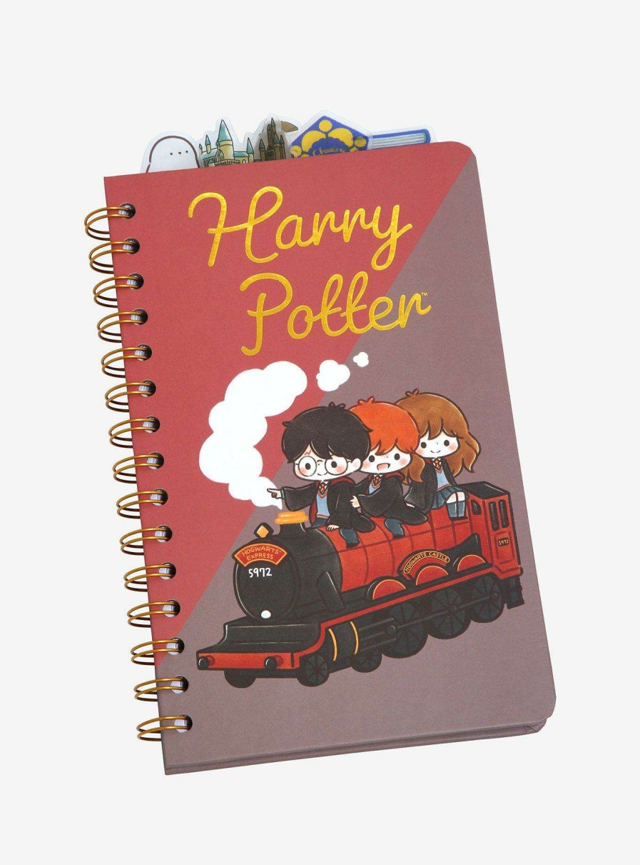 Harry Potter * | Closeout Sale Harry Potter Chibi Hogwarts Express Tab Journal Boxlunch Exclusive