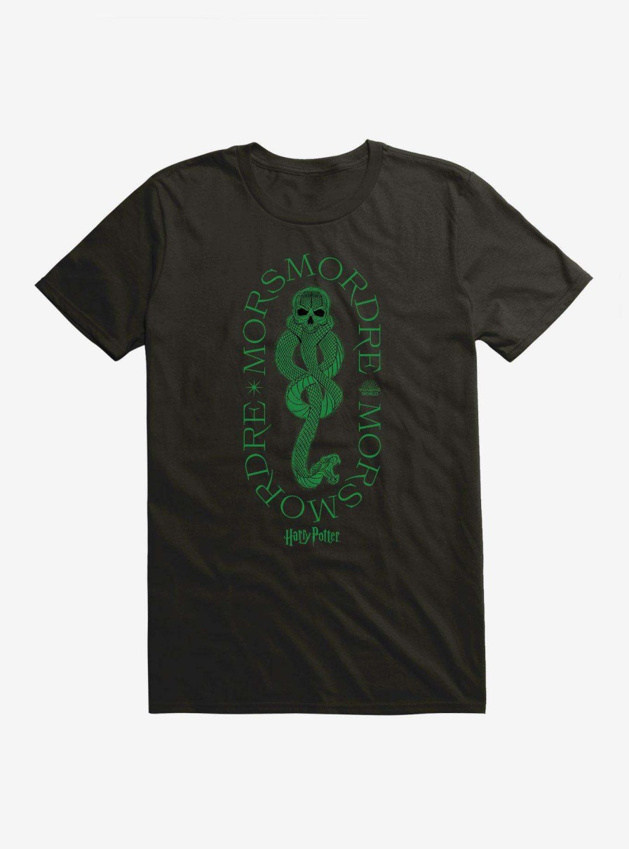 Clothing * | Hot Sell Harry Potter Morsmordre Death Eater Dark Mark T-Shirt