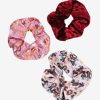 Accessories * | Best-Selling Harry Potter Chibi Trio Allover Print Scrunchy Set Boxlunch Exclusive