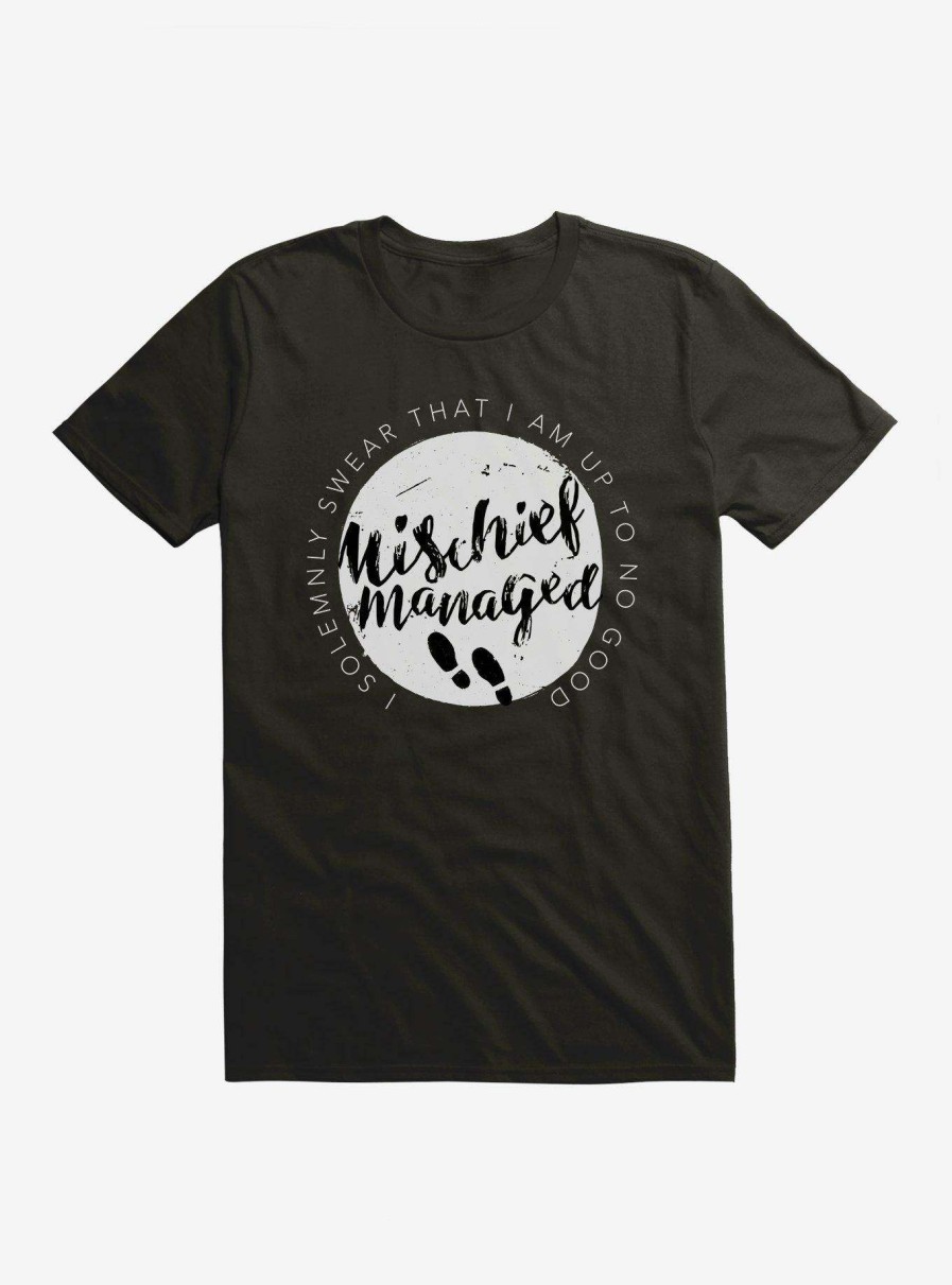 Clothing * | Cheap Harry Potter Mischief Managed Circular Logo T-Shirt