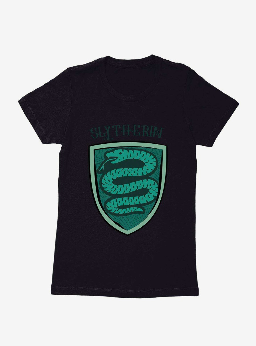 Clothing * | Online Harry Potter Slytherin Modern Geometric Emblem Womens T-Shirt