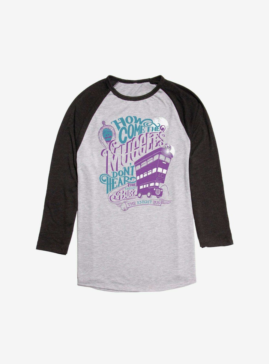 Clothing * | Latest Harry Potter The Knight Bus Raglan