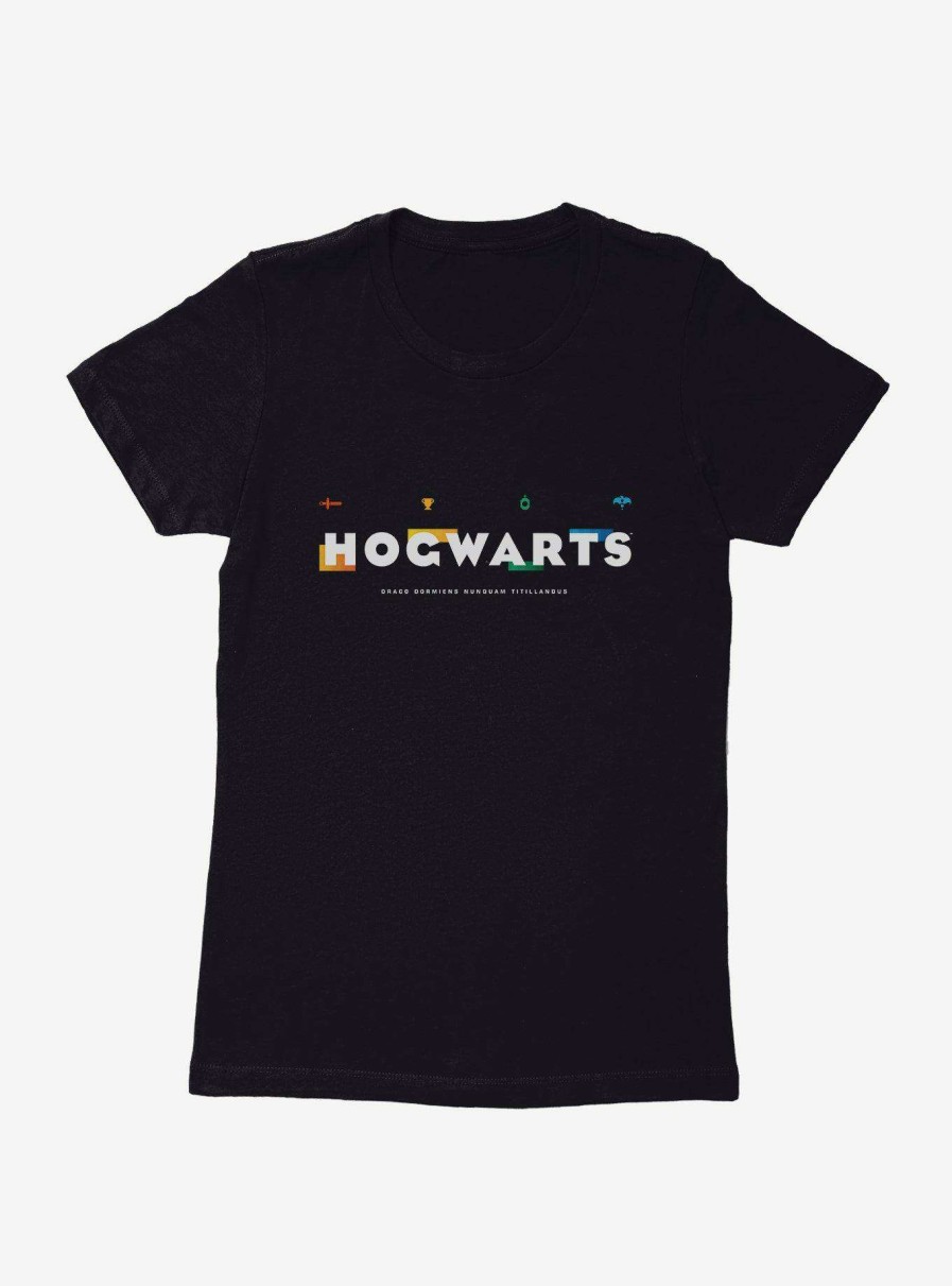 Clothing * | Harry Potter Hogwarts Gamboard Style Logo Womens T-Shirt Shop