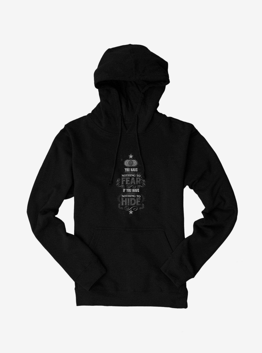 Clothing * | Harry Potter Nothing To Fear Quote Hoodie Bestsellers