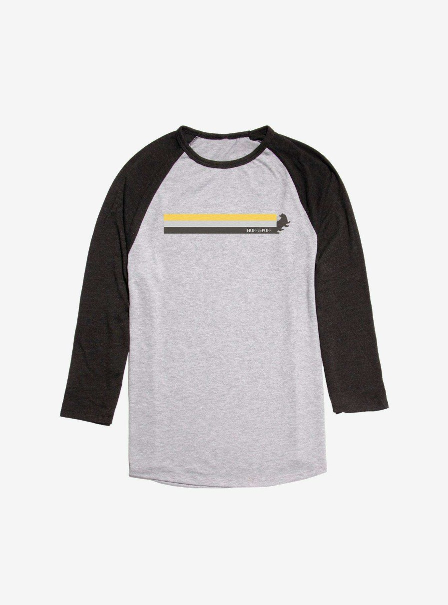 Clothing * | Cheap Harry Potter Hufflepuff Banner Raglan