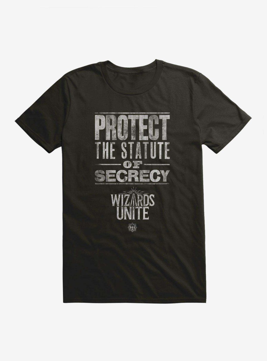 Clothing * | Quick Expedition Harry Potter: Wizards Unite Statute Of Secrecy T-Shirt