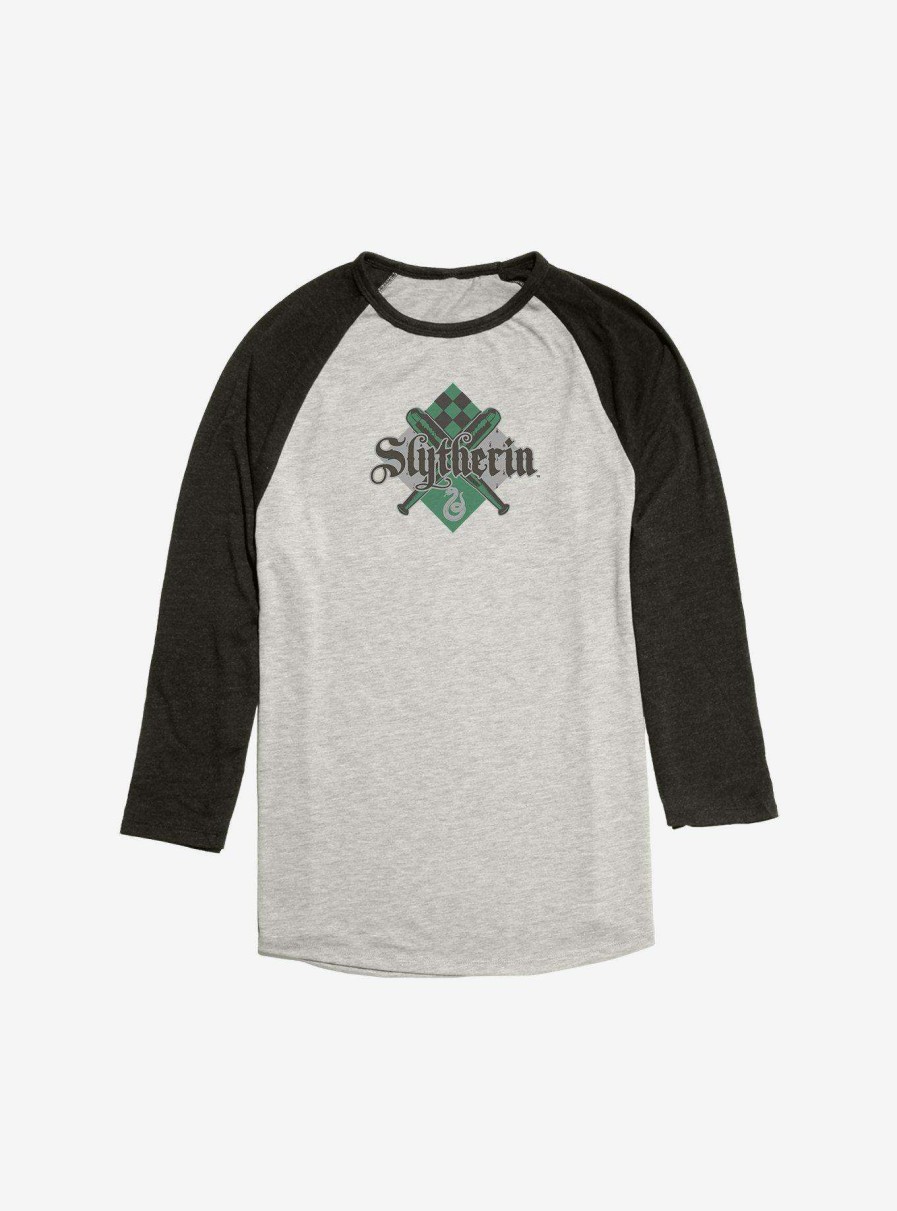 Clothing * | Harry Potter Team Slytherin Raglan Reliable Quality