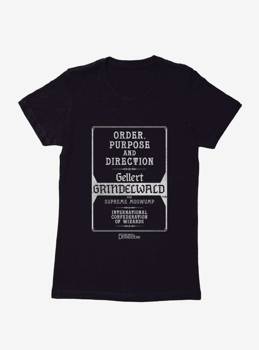 Clothing * | Latest Fantastic Beasts: The Secrets Of Dumbledore Order, Purpose And Direction Womens T-Shirt