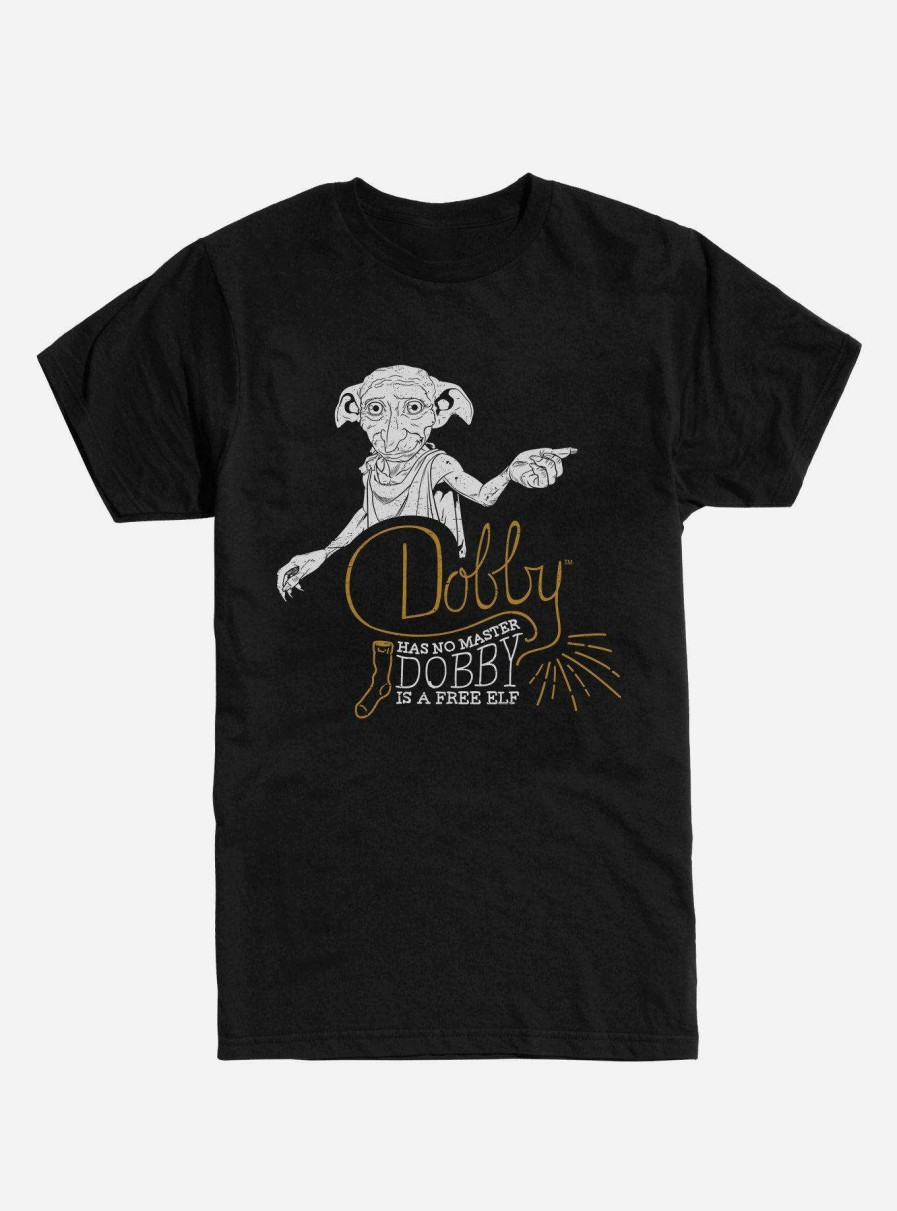 Clothing * | Harry Potter Dobby Is A Free Elf T-Shirt Latest Fashion