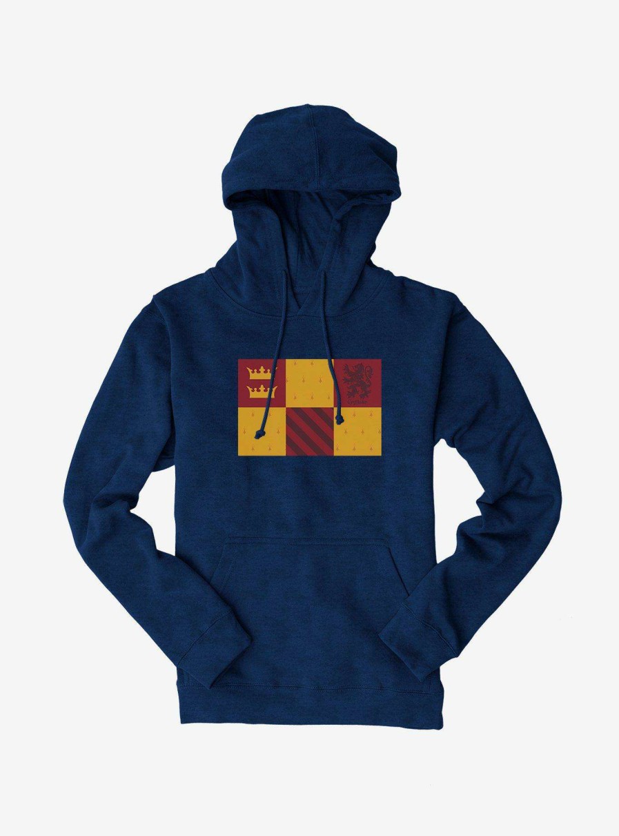 Clothing * | Harry Potter Gryffindor Checkered Patterns Hoodie Promotion