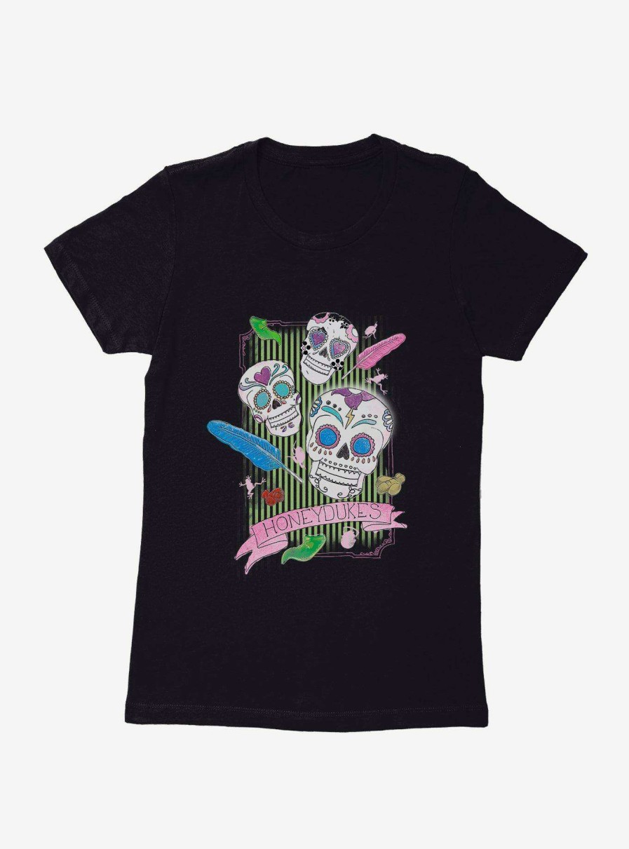 Clothing * | Harry Potter Honeydukes Sugar Skulls Womens T-Shirt Reliable Quality