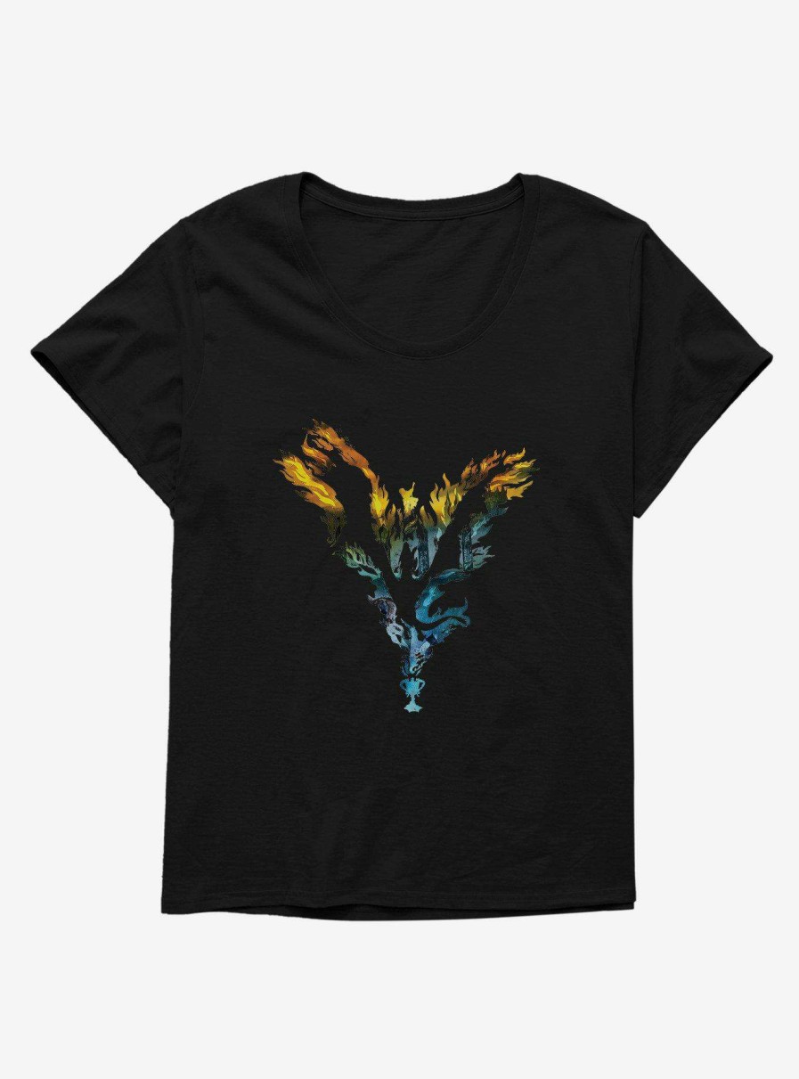 Clothing * | Best-Selling Harry Potter Triwizard Hungarian Horntail Womens T-Shirt Plus Size