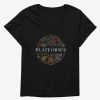 Clothing * | Quick Expedition Harry Potter Sketched Platform 9 3/4 Icons Womens T-Shirt Plus Size