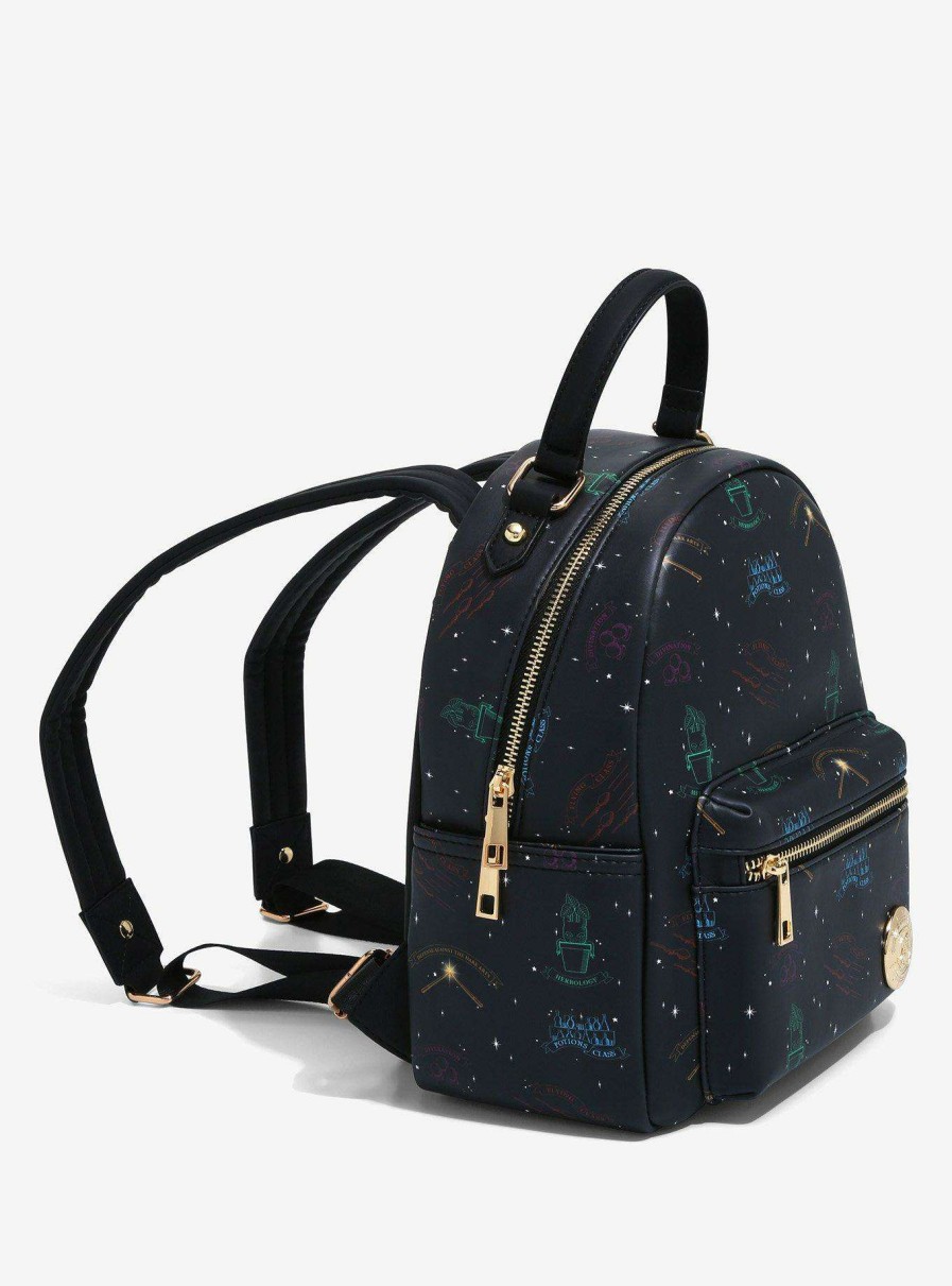 Bags * | Sells Cheap Harry Potter Hogwarts Classes Allover Print Mini Backpack Boxlunch Exclusive