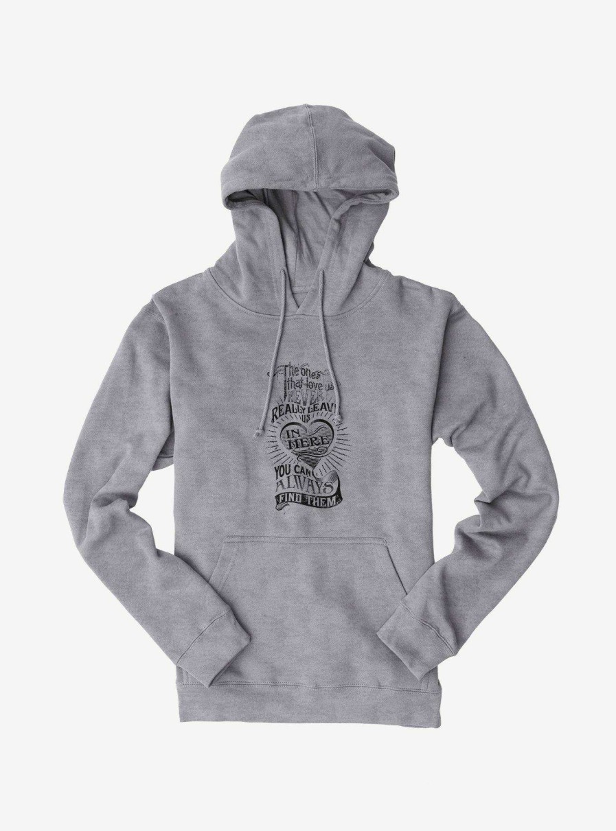 Clothing * | Harry Potter Bw Ones That Love Us Quote Hoodie Reliable Quality