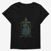 Clothing * | Quick Expedition Harry Potter Sketched Slytherin Crest Womens T-Shirt Plus Size