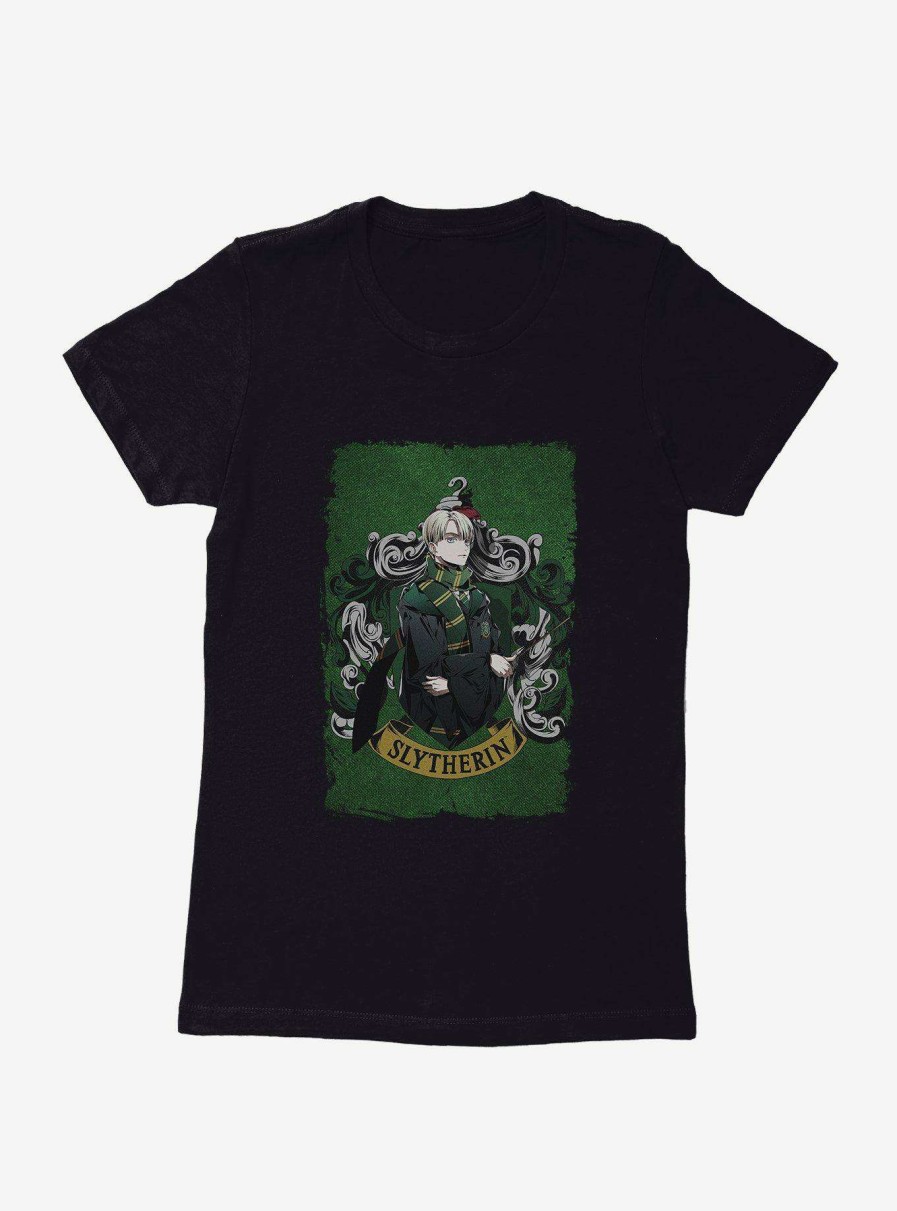 Clothing * | Large Choice Harry Potter Draco Slytherin Anime Style Womens T-Shirt