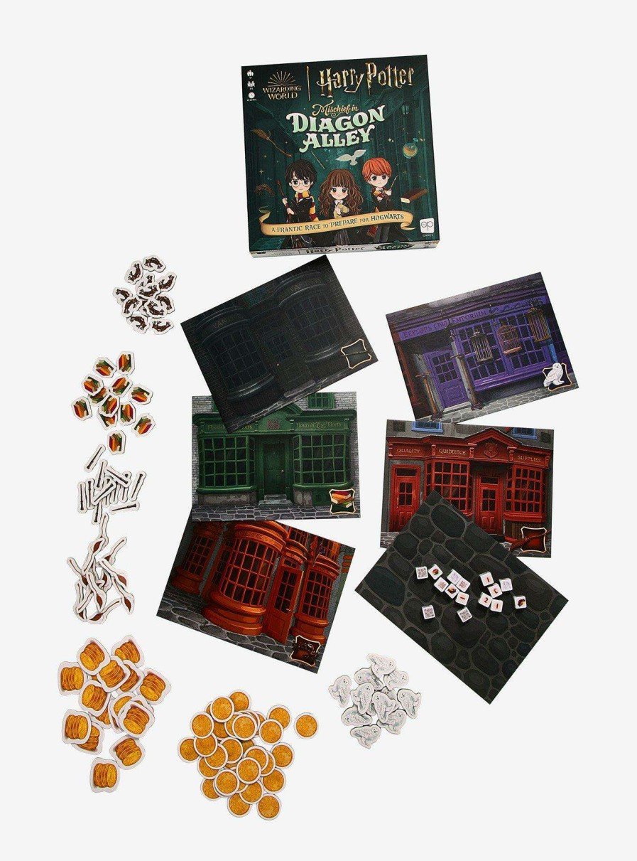 Harry Potter * | Latest Harry Potter Mischief In Diagon Alley Board Game