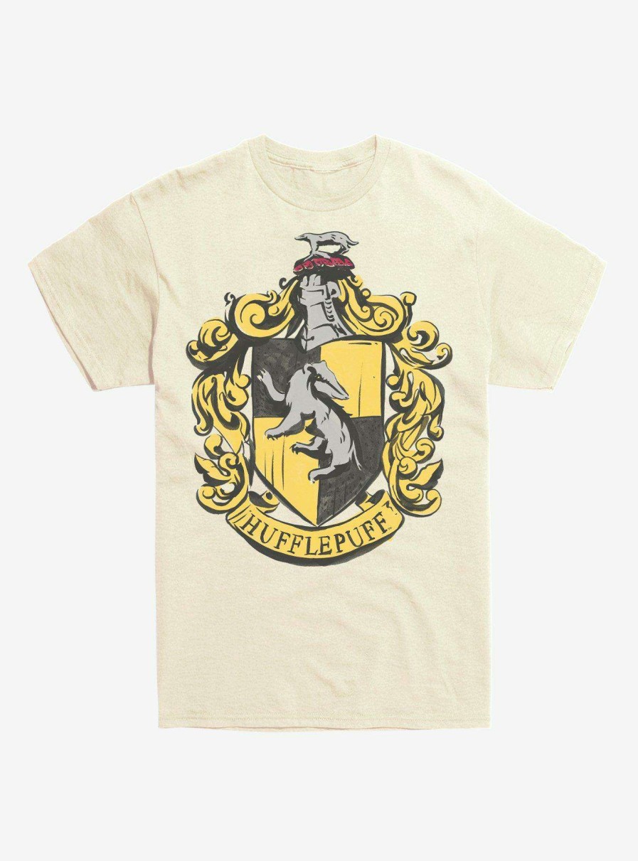 Clothing * | Harry Potter Hufflepuff Shield T-Shirt Promotion