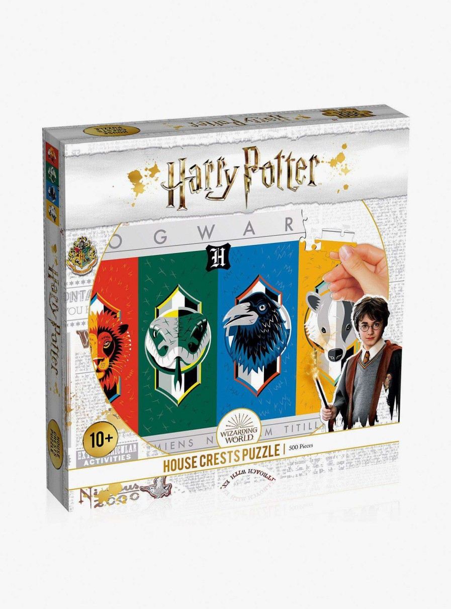 Harry Potter * | Harry Potter House Crests 500 Piece Puzzle Shop