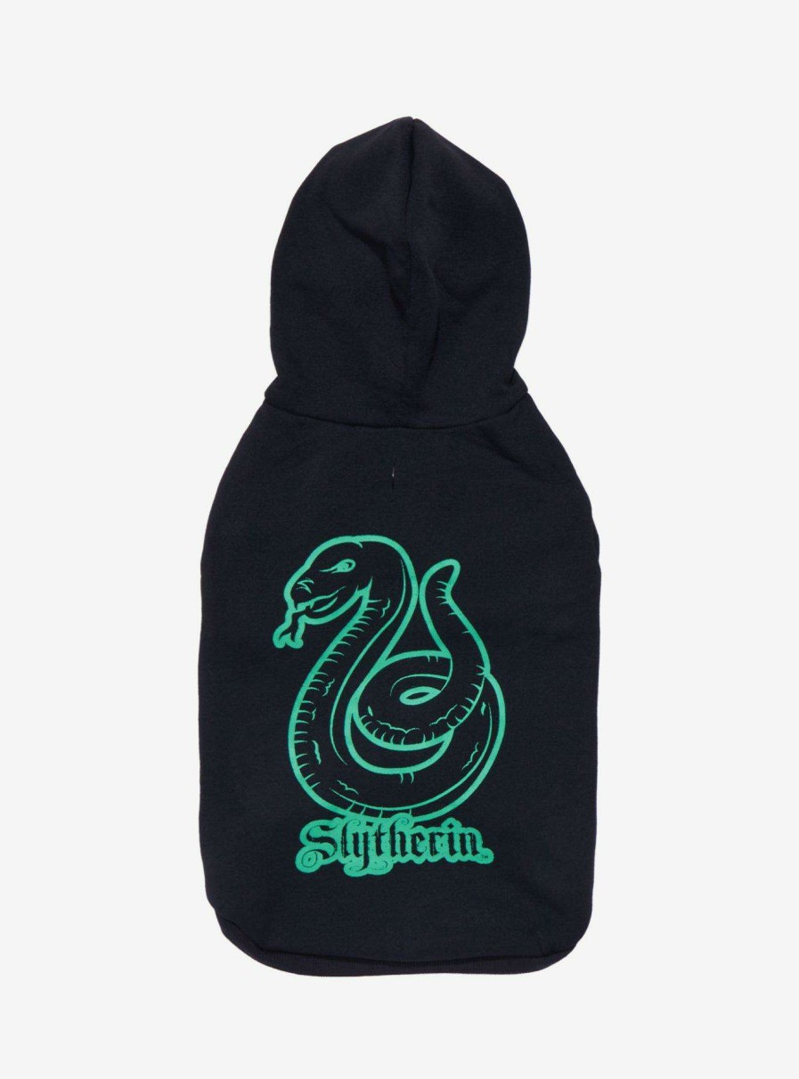 Accessories * | Quick Expedition Harry Potter Slytherin Scarf Pet Hoodie