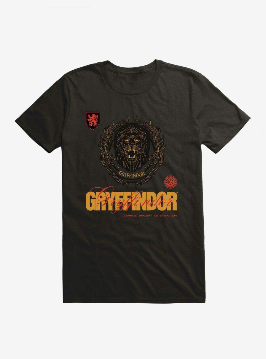 Clothing * | Cheap Harry Potter Gryffindor Seal Motto T-Shirt