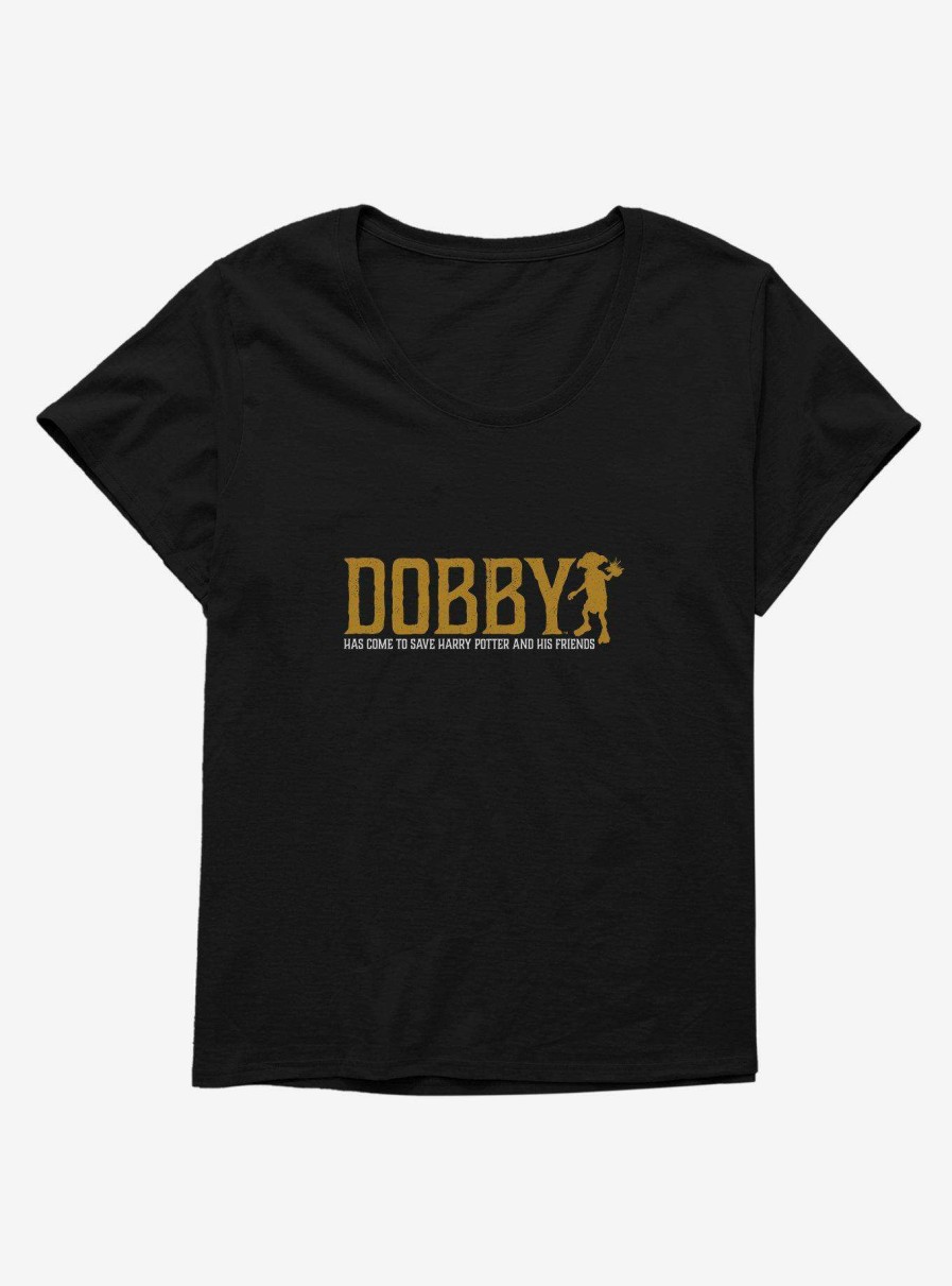 Clothing * | Discount Store Harry Potter Dobby Title Womens T-Shirt Plus Size