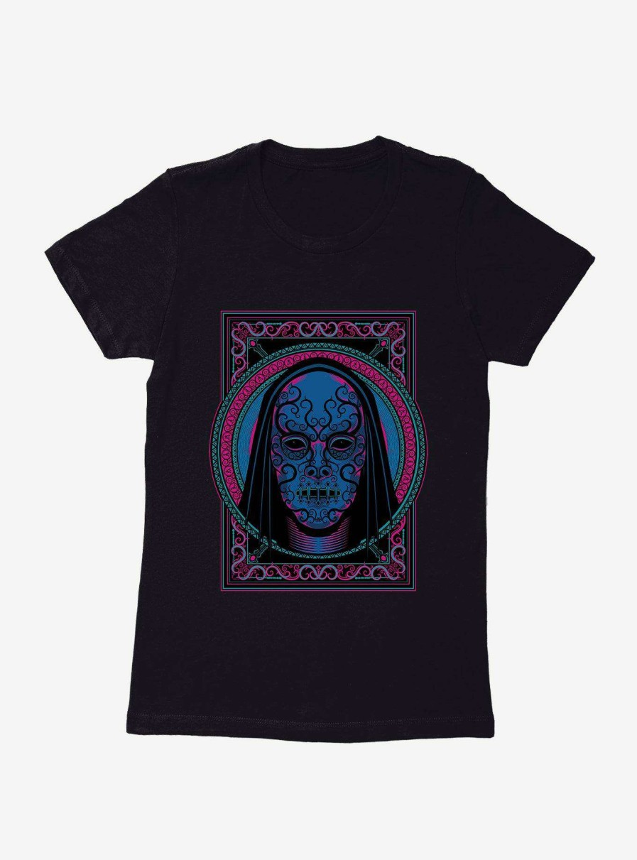 Clothing * | Harry Potter Blue Mask Womens T-Shirt New